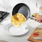 Batterie de cuisine antiadhésive 15 pièces, casseroles, poêles et ustensiles, noir