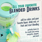Machine à margarita et granita Nostalgia 1 gallon, Aqua