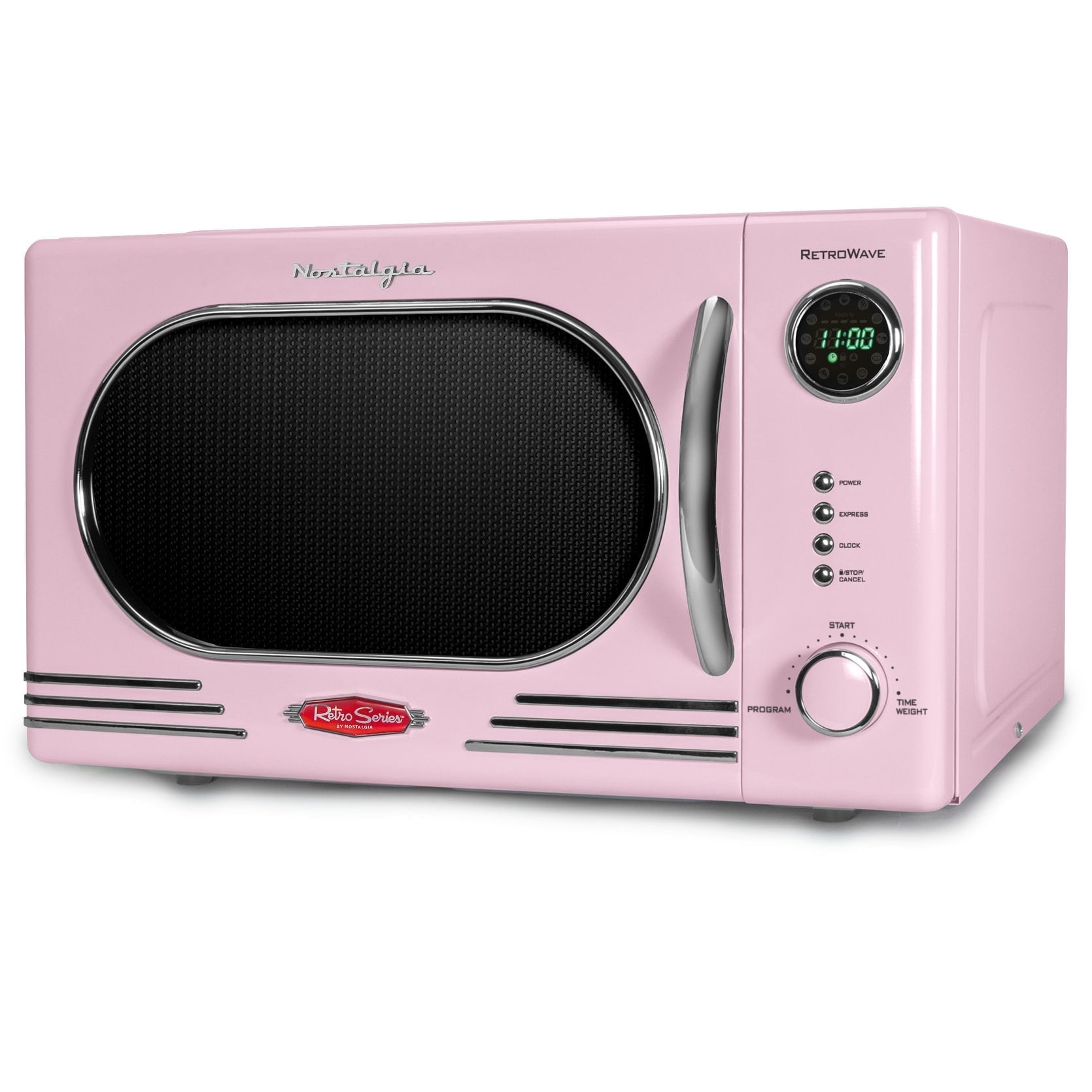 Four à micro-ondes de comptoir rétro nostalgique de 1,1 pi³ et 1 000 watts