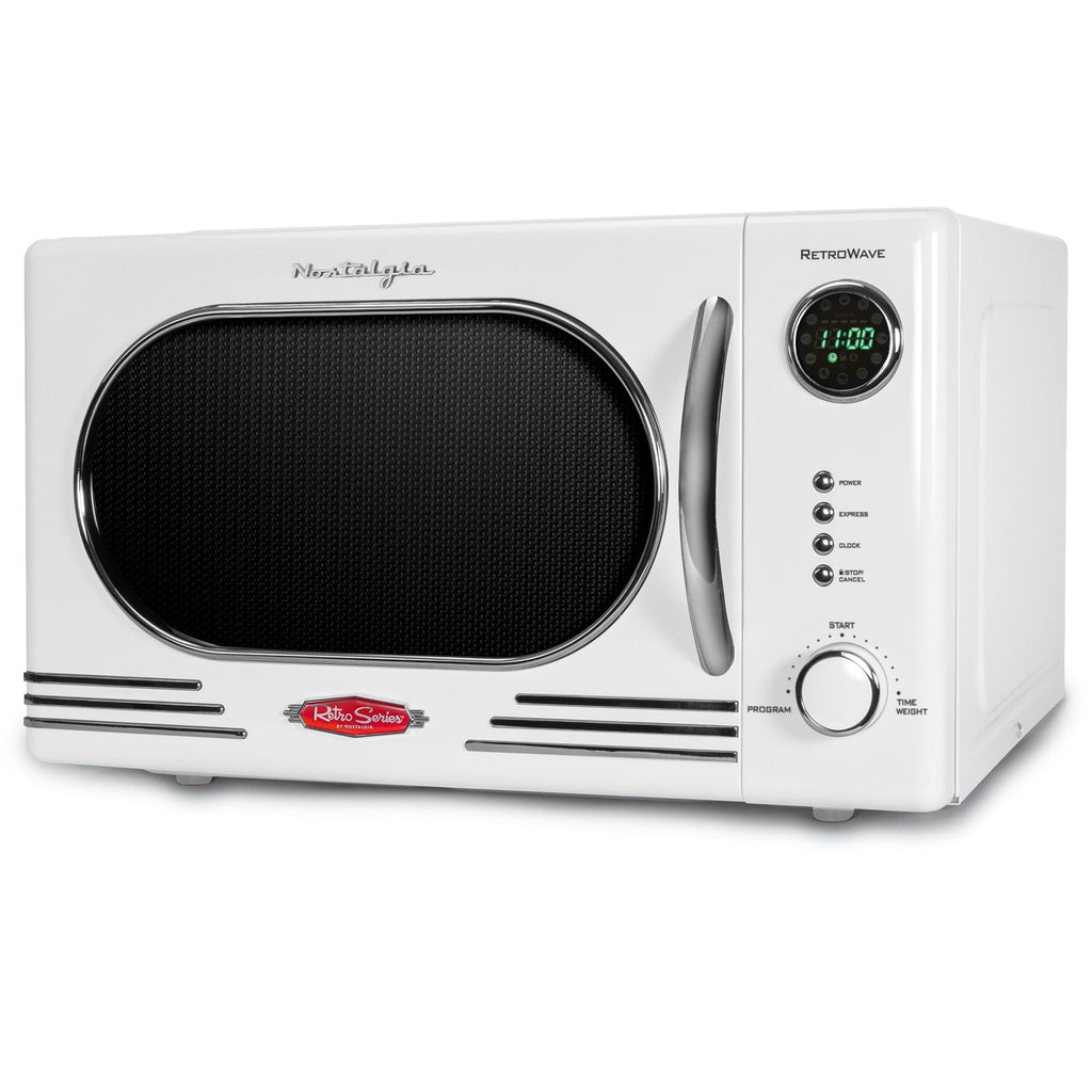 Four à micro-ondes de comptoir rétro nostalgique de 1,1 pi³ et 1 000 watts