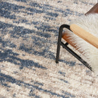 Tapis Nourison luxueux à poils longs et ultra moelleux, style abstrait glamour