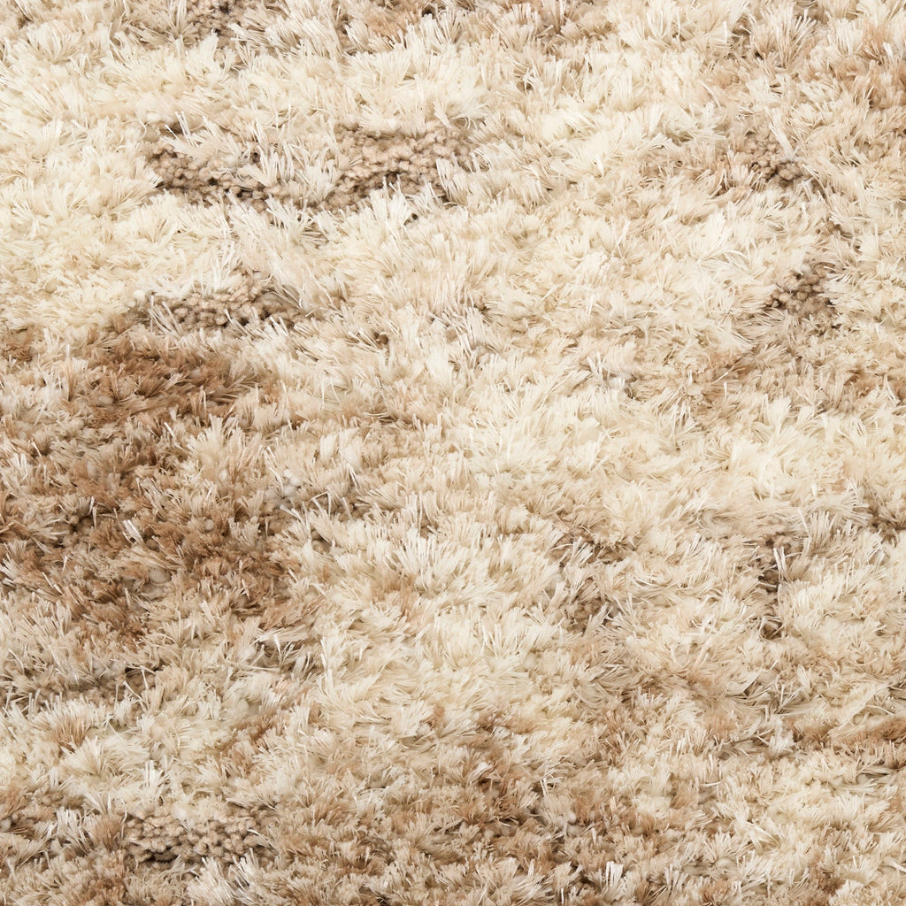 Tapis Nourison luxueux à poils longs et ultra moelleux, style abstrait glamour