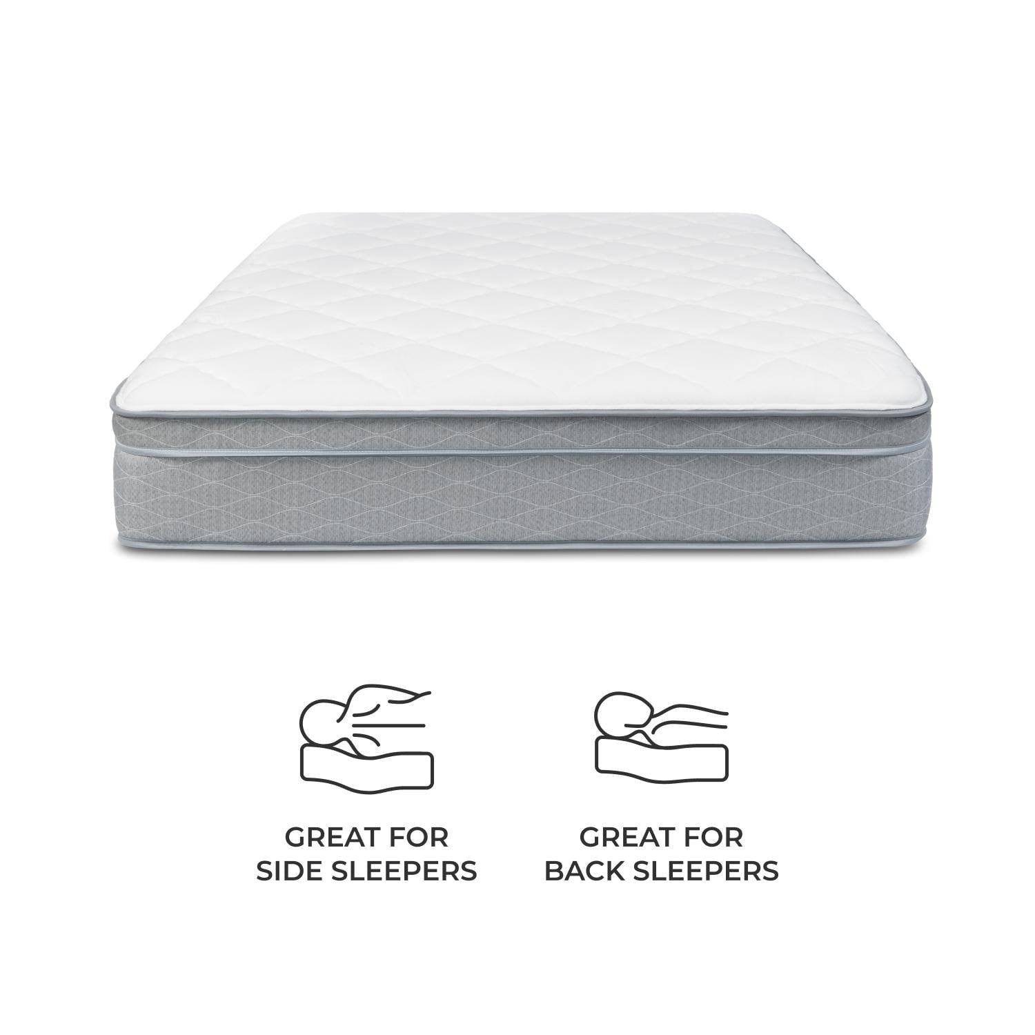 Matelas NuForm 11 à plateau-coussin moyennement moelleux