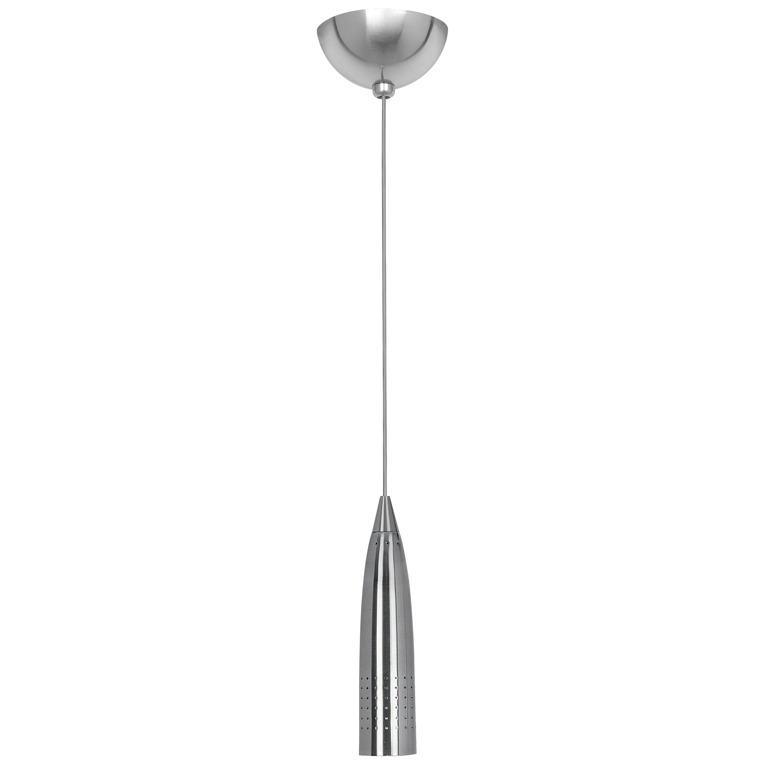 Suspension LED Odyssey en forme de balle brossée
