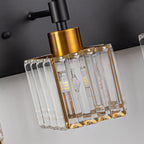 Luminaires de salle de bain en cristal à intensité variable Ora Modern sur miroir Glam Vanity Lights