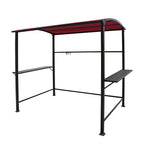 Abri barbecue extérieur à cadre en acier de 5 pi x 8 pi