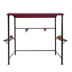 Abri barbecue extérieur à cadre en acier de 5 pi x 8 pi