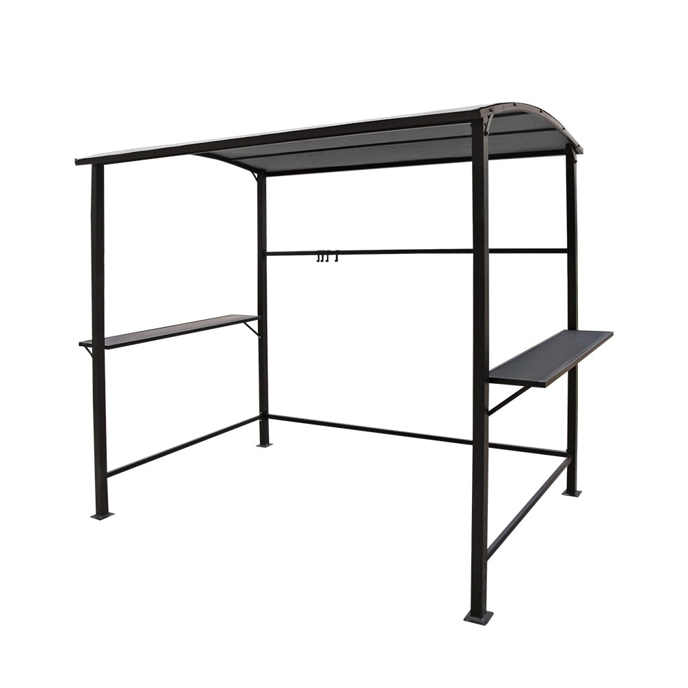 Abri barbecue extérieur à cadre en acier de 5 pi x 8 pi