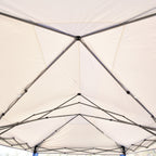 Auvent pop-up robuste Outsunny avec cadre robuste, toit anti-UV et sac de transport pour terrasse, jardin, plage et arrière-cour