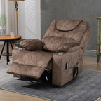 Fauteuil inclinable électrique surdimensionné à 180°, à double moteur et à commande indépendante, modèle phare amélioré