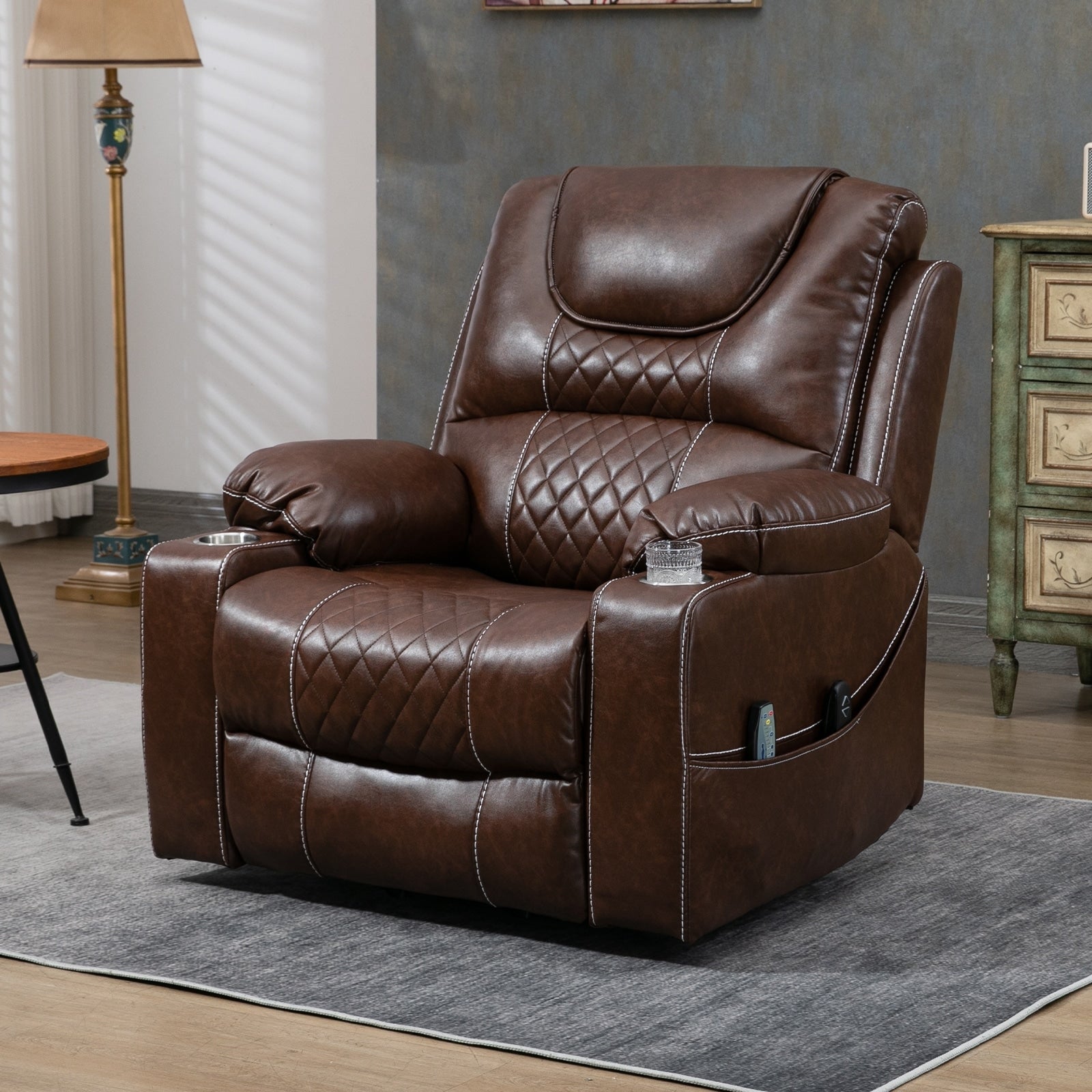 Fauteuil inclinable électrique surdimensionné pour personnes âgées, 400 lb.