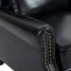 Fauteuils inclinables manuels avec garniture cloutée