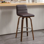 Tabourets de bar/comptoir pivotants en similicuir 26/29, lot de 2/3