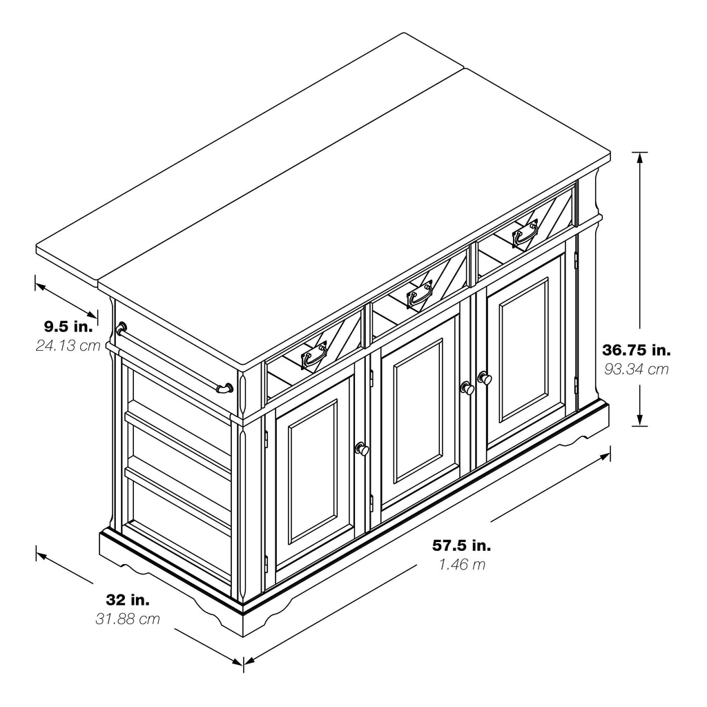 Îlot de cuisine Palisade