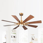 Ventilateur de plafond à LED intégré Parrot Uncle 60 Farmhouse avec lumière et télécommande