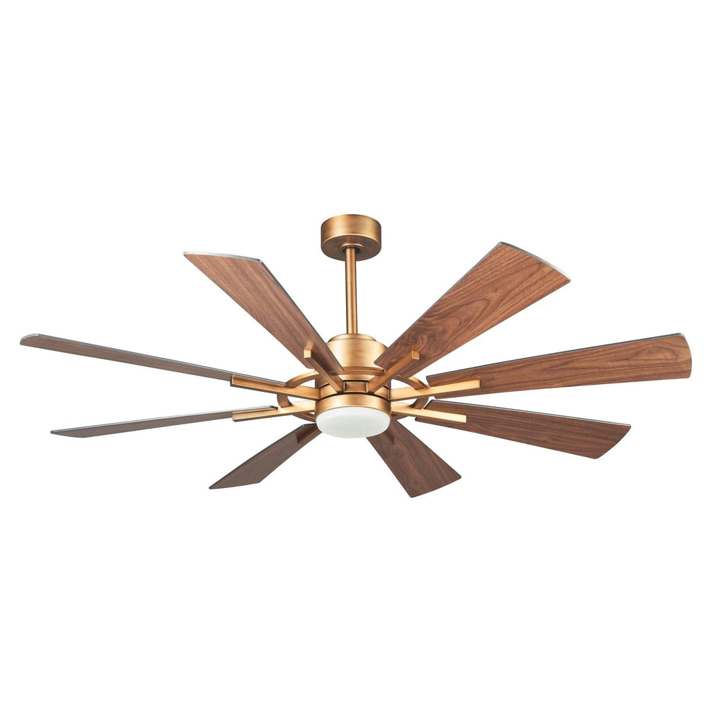 Ventilateur de plafond à LED intégré Parrot Uncle 60 Farmhouse avec lumière et télécommande