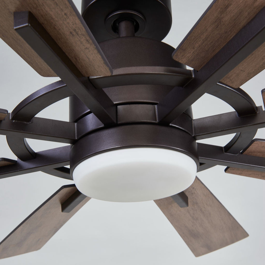 Ventilateur de plafond à LED intégré Parrot Uncle 60 Farmhouse avec lumière et télécommande