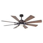 Ventilateur de plafond à LED intégré Parrot Uncle 60 Farmhouse avec lumière et télécommande