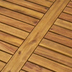 Ensemble de conversation d'extérieur 7 pièces en bois d'acacia Perla par Christopher Knight Home