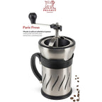 Peugeot 35257 Paris Press Moulin à café/Presse française, acier inoxydable - 7,6 x 7,6 x 15,2 cm