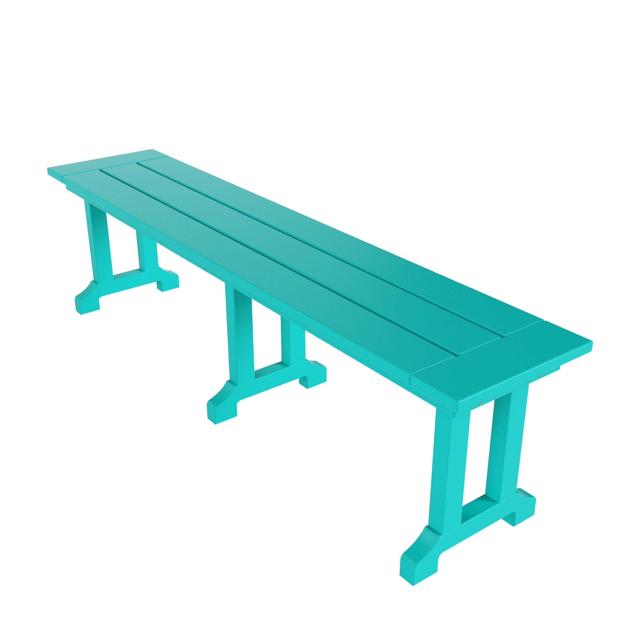 Banc de terrasse extérieur Polytrends Laguna en PEHD toutes saisons 65