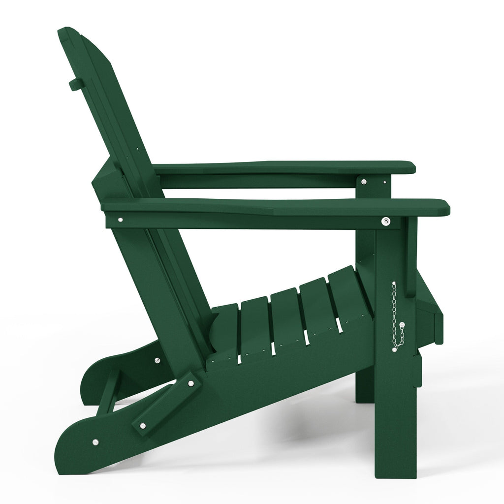 Chaises pliantes Adirondack Polytrends Laguna résistantes aux intempéries (lot de 2)