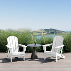 Chaises pliantes Adirondack Polytrends Laguna résistantes aux intempéries (lot de 2)