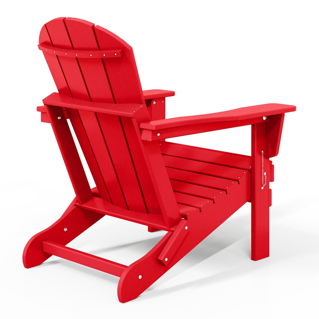 Chaises pliantes Adirondack Polytrends Laguna résistantes aux intempéries (lot de 2)