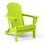 Chaises pliantes Adirondack Polytrends Laguna résistantes aux intempéries (lot de 2)