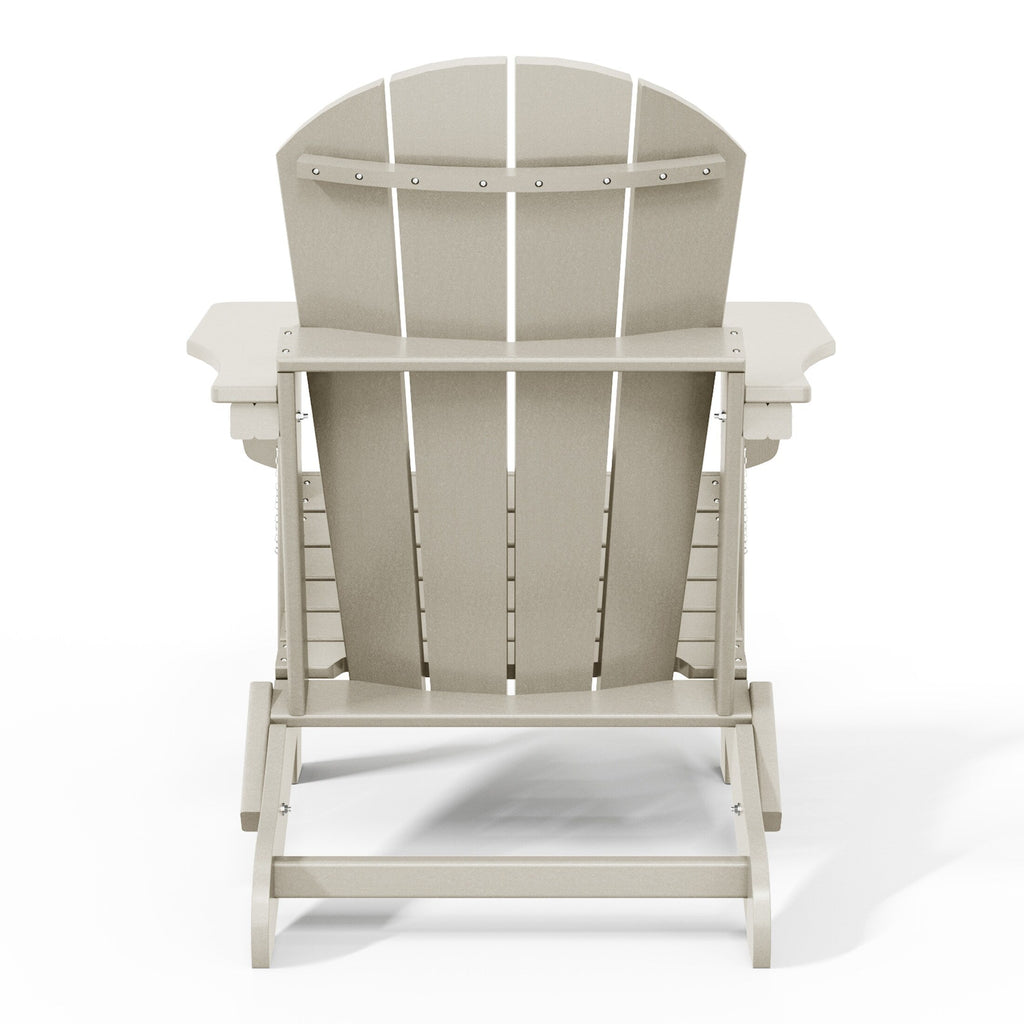 Chaises pliantes Adirondack Polytrends Laguna résistantes aux intempéries (lot de 2)