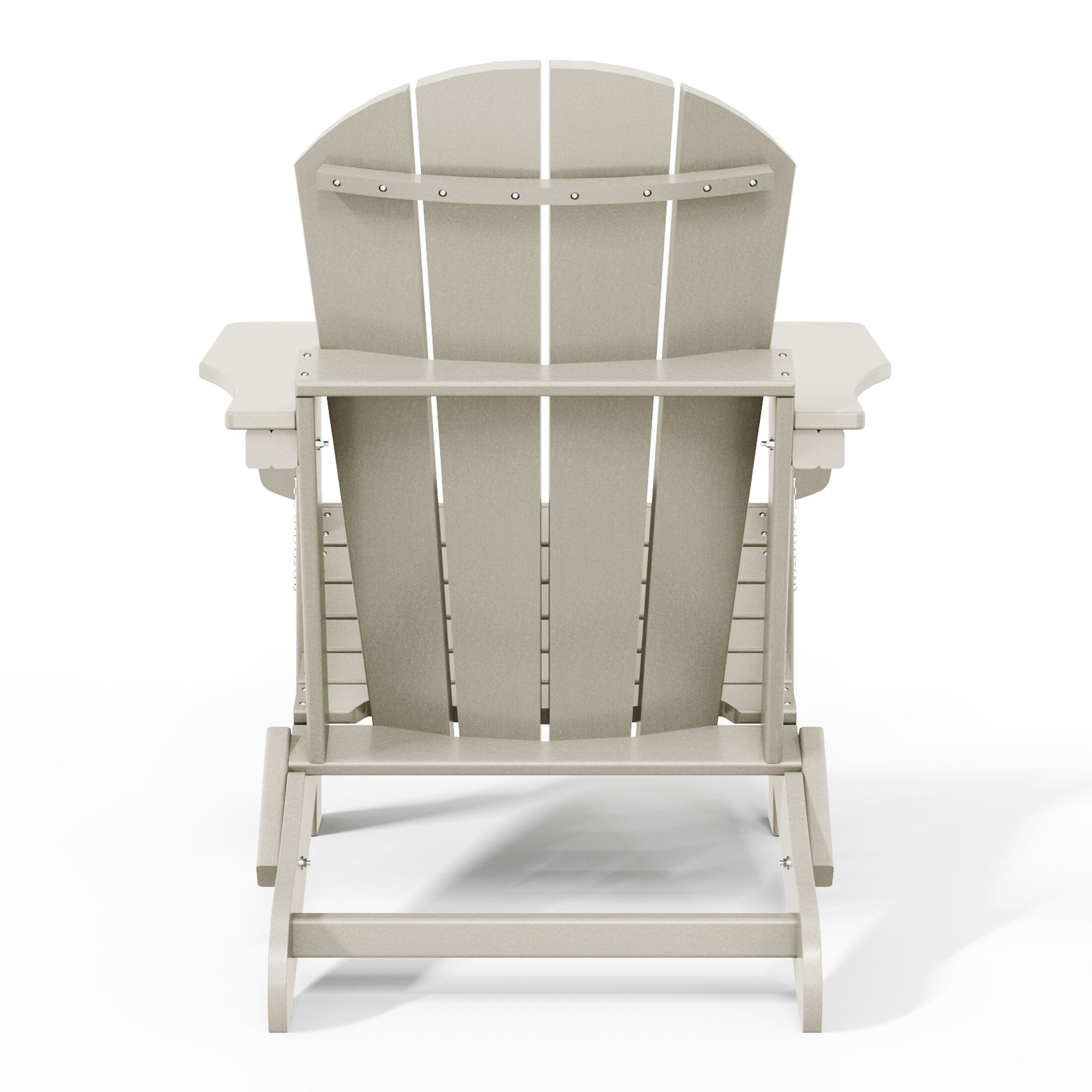 Chaises pliantes Adirondack Polytrends Laguna résistantes aux intempéries (lot de 2)