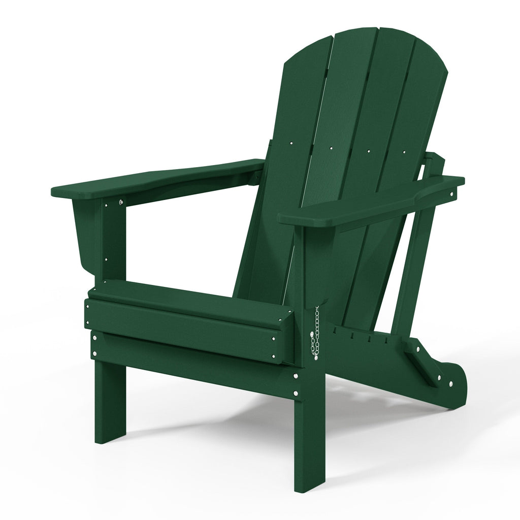 Chaises pliantes Adirondack Polytrends Laguna résistantes aux intempéries (lot de 2)