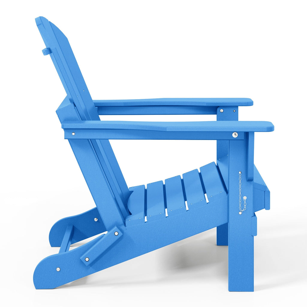 Chaises pliantes Adirondack Polytrends Laguna résistantes aux intempéries (lot de 2)