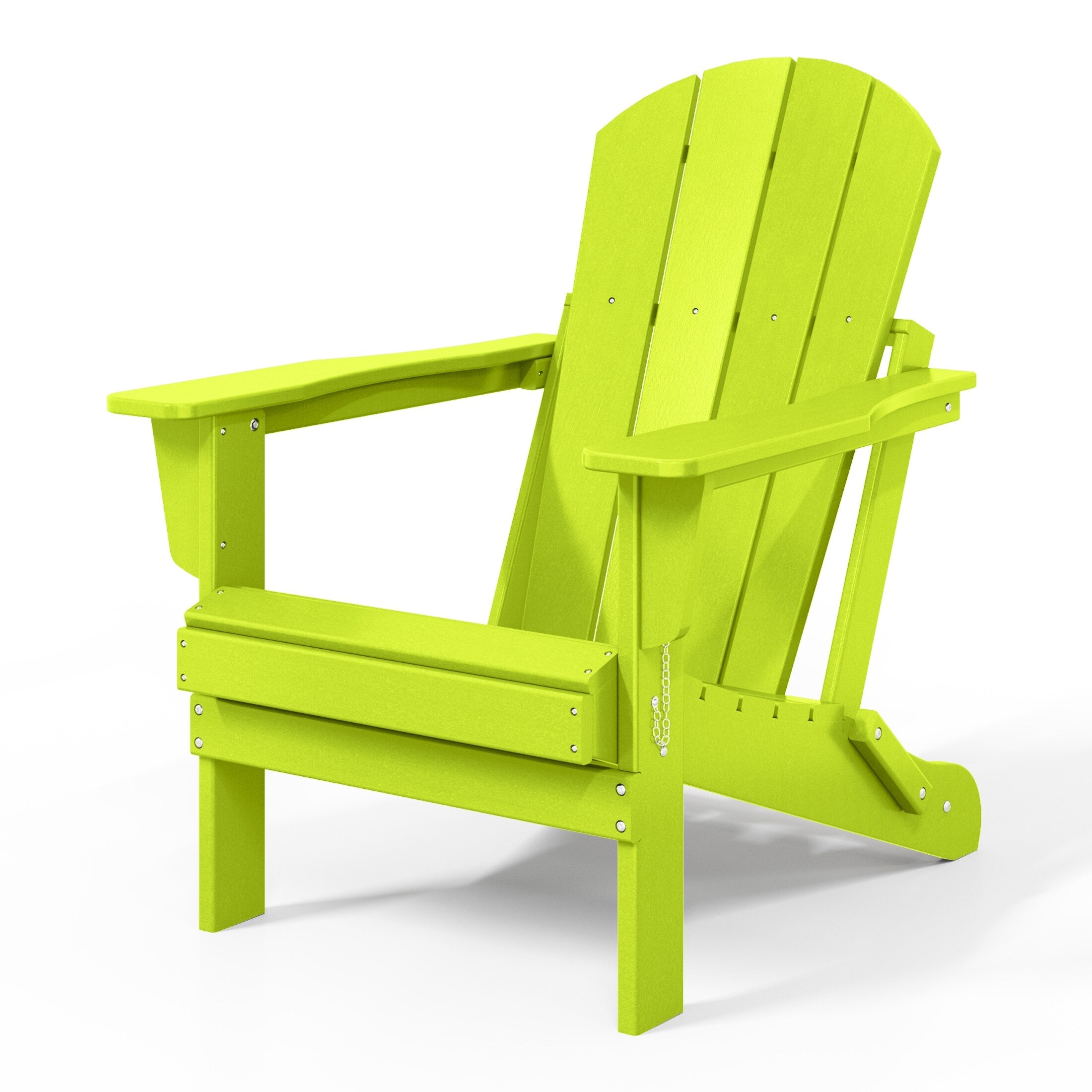 Chaises pliantes Adirondack Polytrends Laguna résistantes aux intempéries (lot de 4)