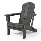 Chaises pliantes Adirondack Polytrends Laguna résistantes aux intempéries (lot de 4)