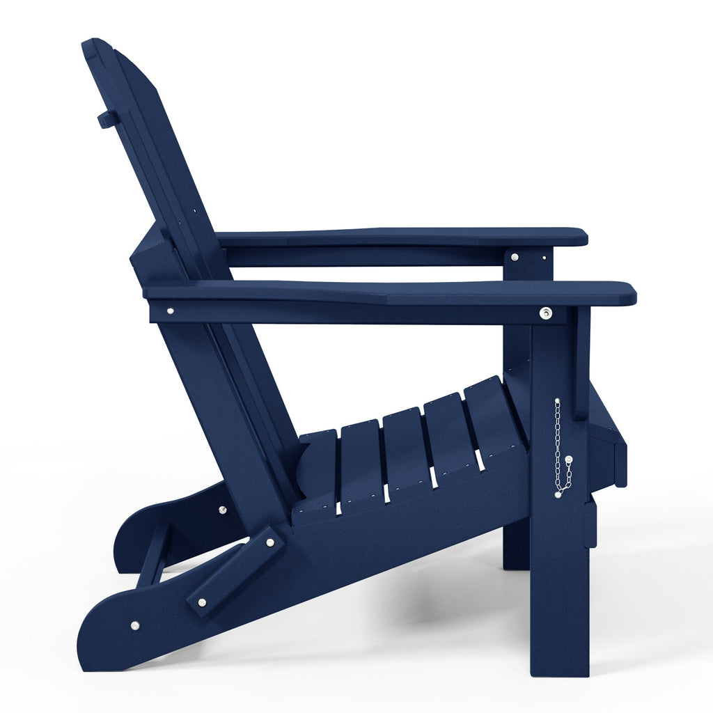 Chaises pliantes Adirondack Polytrends Laguna résistantes aux intempéries (lot de 4)