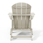 Chaises pliantes Adirondack Polytrends Laguna résistantes aux intempéries (lot de 4)