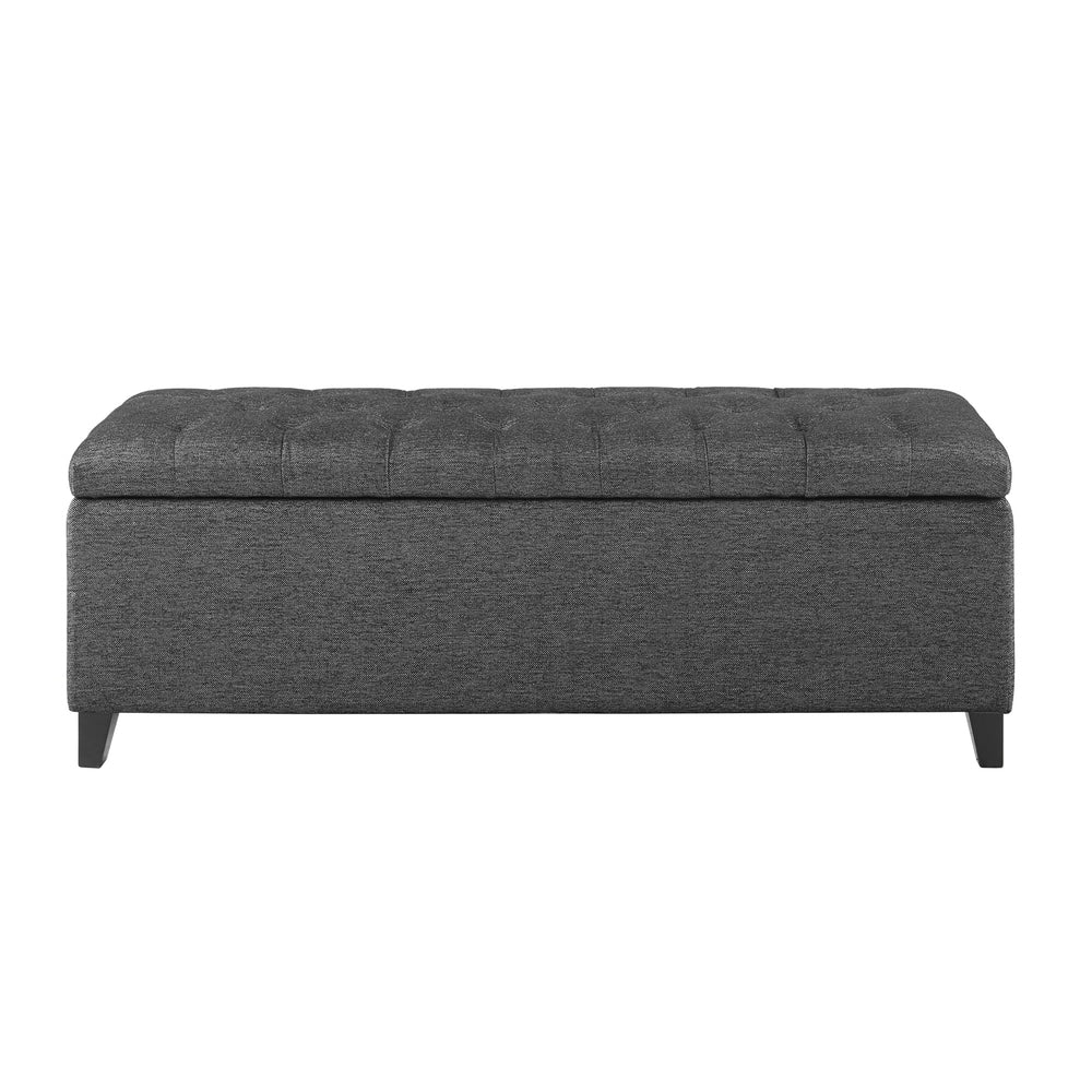 Banc de rangement rembourré à plateau capitonné Madison Park Sasha