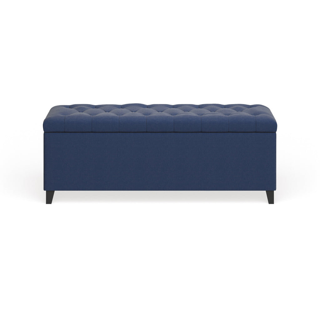 Banc de rangement rembourré à plateau capitonné Madison Park Sasha