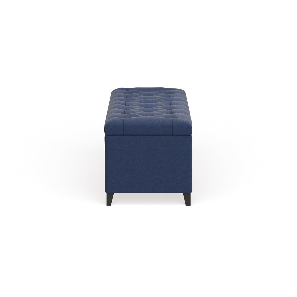 Banc de rangement rembourré à plateau capitonné Madison Park Sasha