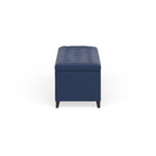 Banc de rangement rembourré à plateau capitonné Madison Park Sasha