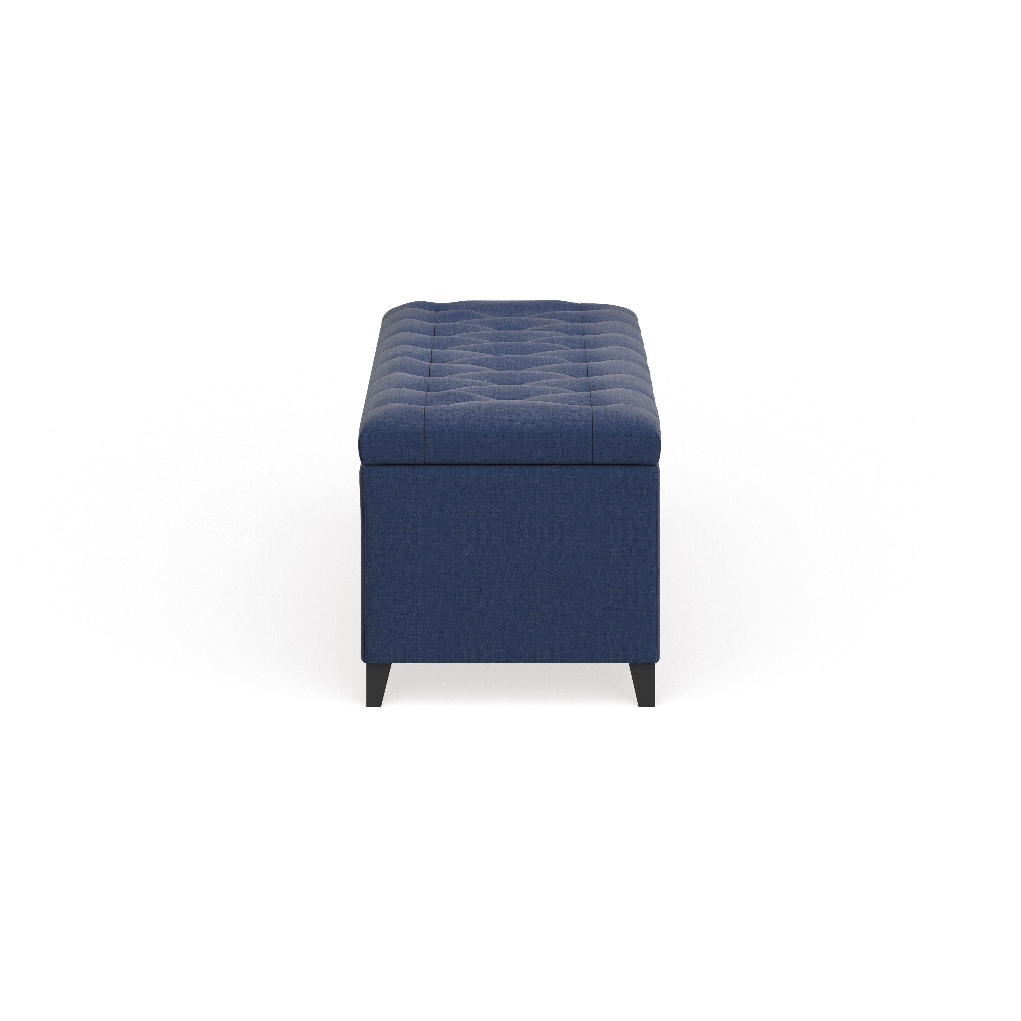 Banc de rangement rembourré à plateau capitonné Madison Park Sasha