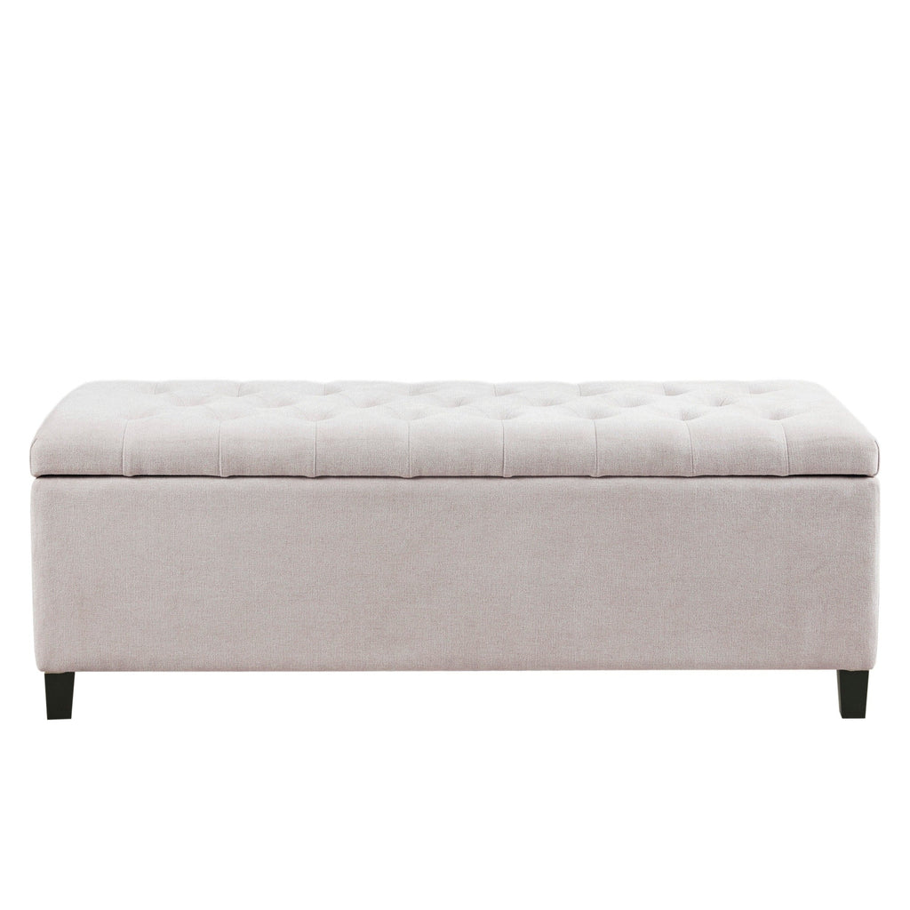 Banc de rangement rembourré à plateau capitonné Madison Park Sasha