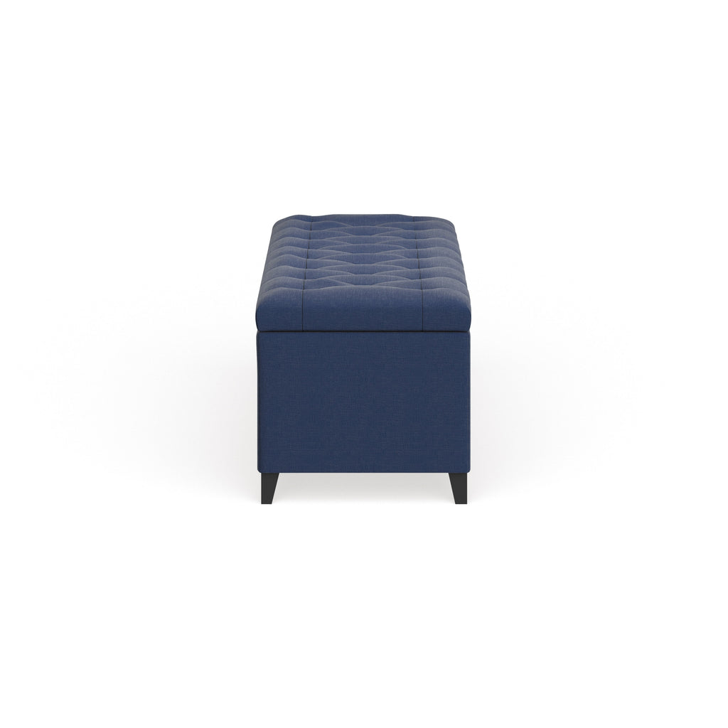 Banc de rangement rembourré à plateau capitonné Madison Park Sasha