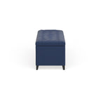 Banc de rangement rembourré à plateau capitonné Madison Park Sasha