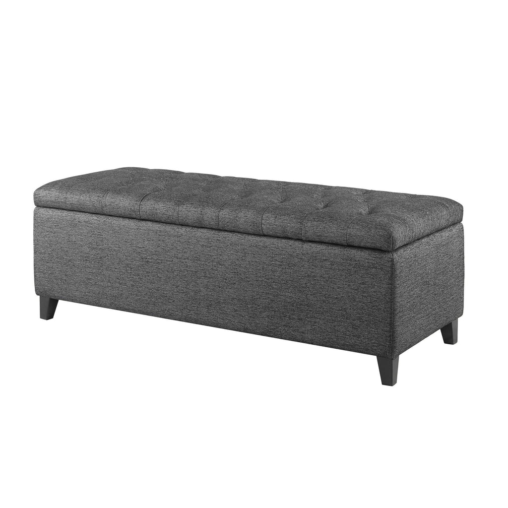 Banc de rangement rembourré à plateau capitonné Madison Park Sasha