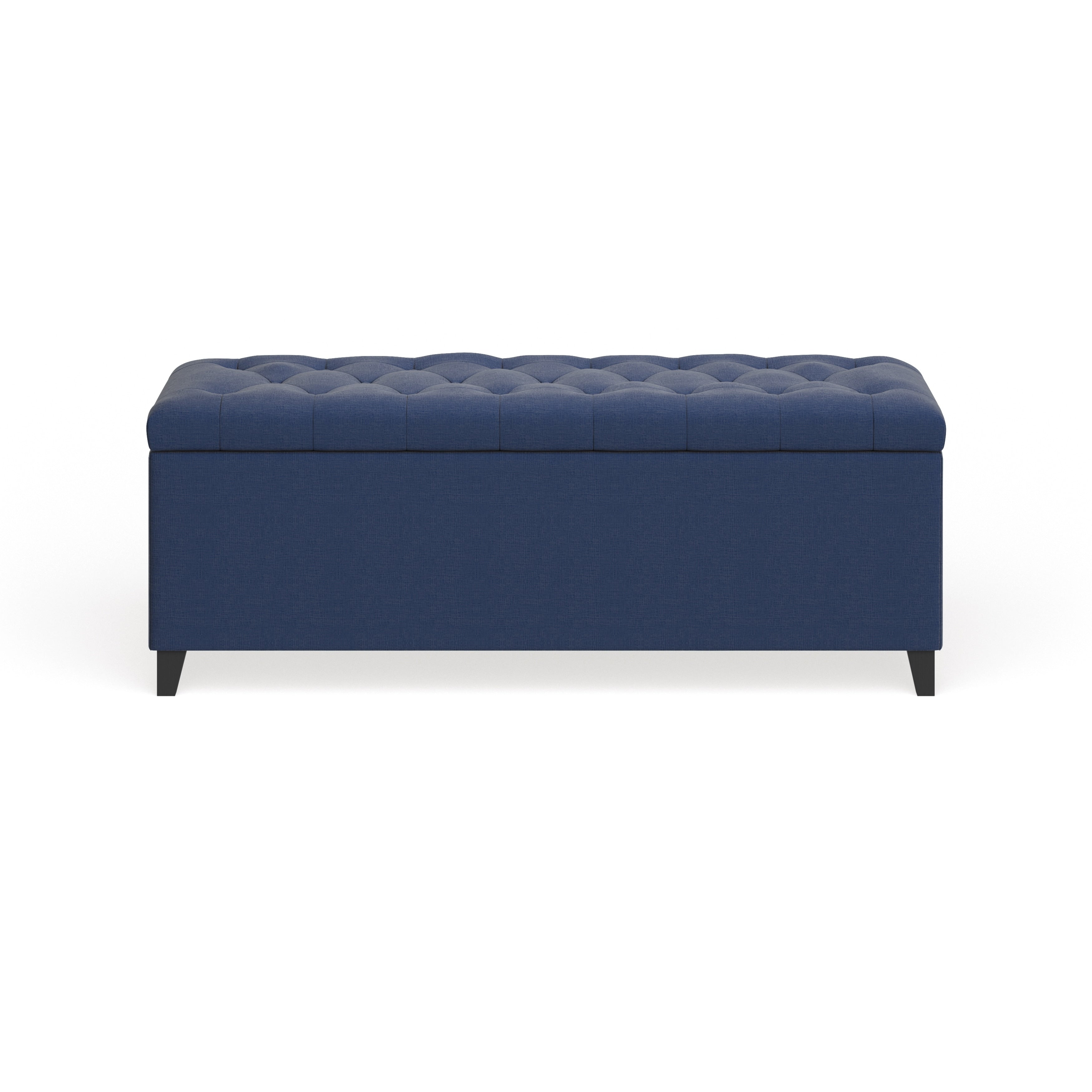 Banc de rangement rembourré à plateau capitonné Madison Park Sasha