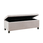Banc de rangement rembourré à plateau capitonné Madison Park Sasha