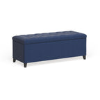 Banc de rangement rembourré à plateau capitonné Madison Park Sasha