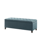 Banc de rangement rembourré à plateau capitonné Madison Park Sasha